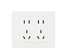 Two-pole five-hole socket