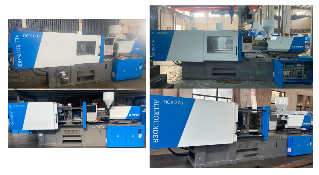 Haichen's various-tonnage injection molding machines