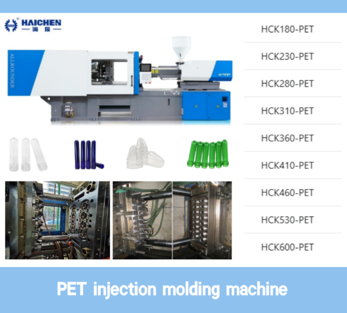 PET Injection Molding machine