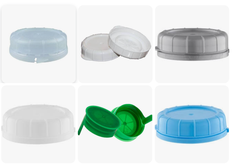 Snap on plastic caps
