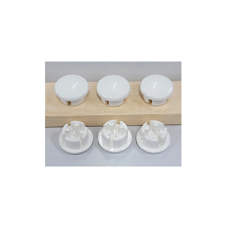 Dome plastic caps