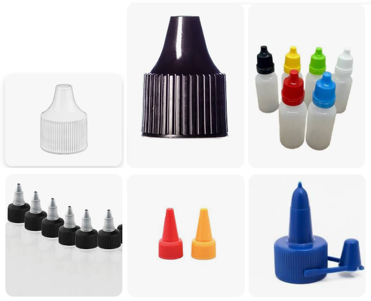Dropper plastic caps