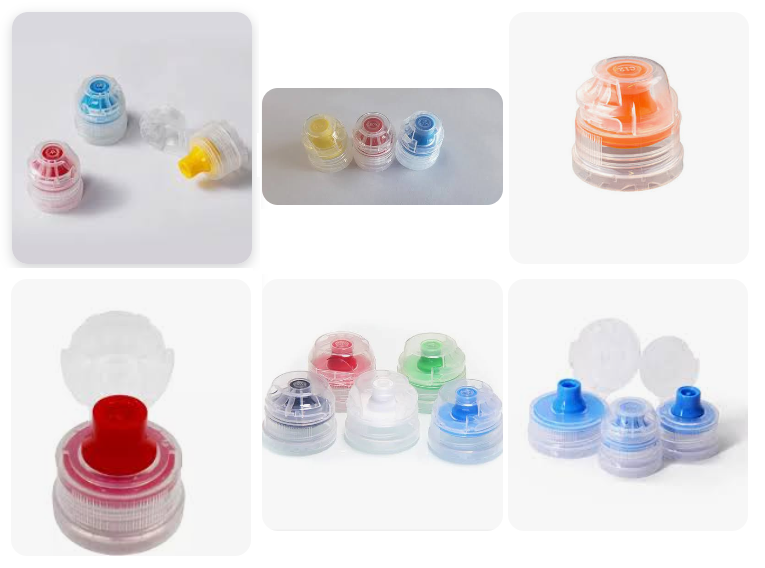 Breathable plastic caps