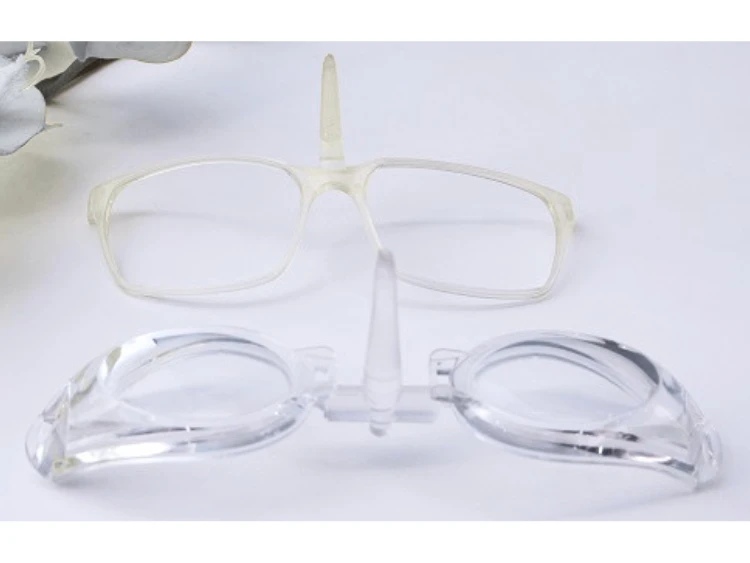 Plastic eyeglass frames