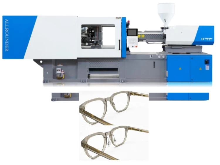 Plastic eyeglass frames